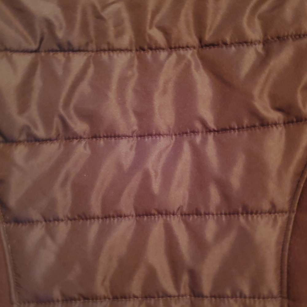Two-Tone Puffer Coat - Picture 3 of 9
